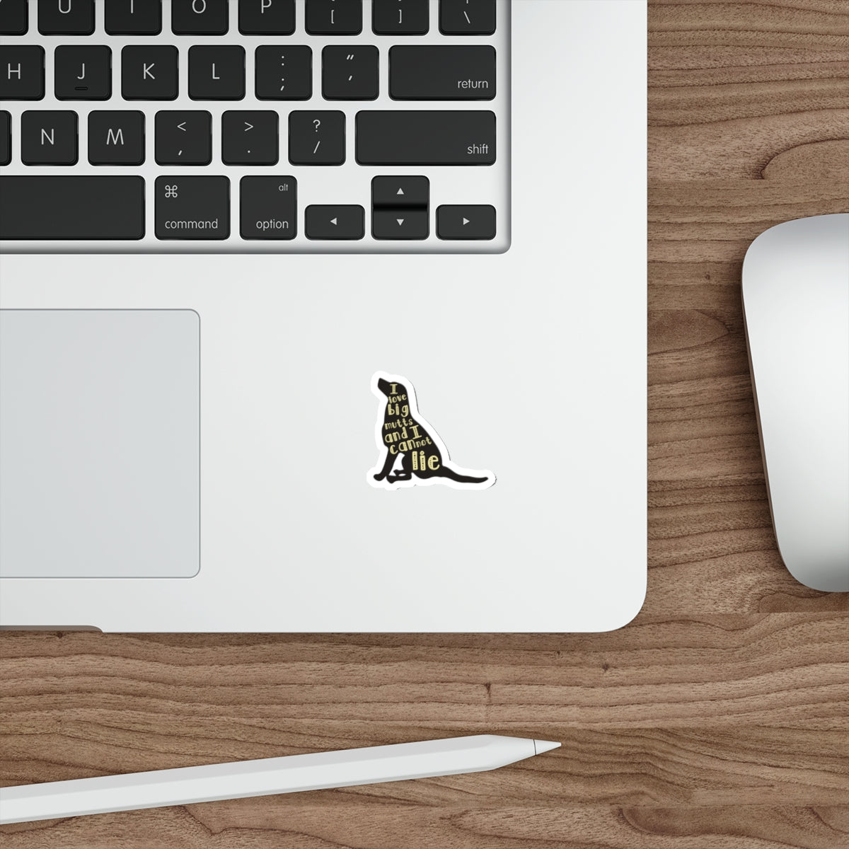 Funny dog sticker, big mutts design, humorous pet decal, dog lover accessory, canine silhouette, novelty sticker, playful dog quote