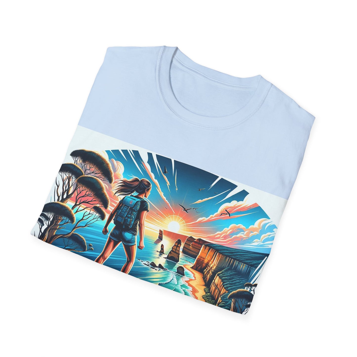 Wander Woman: Solo Adventures in Australia Unisex Softstyle T-Shirt