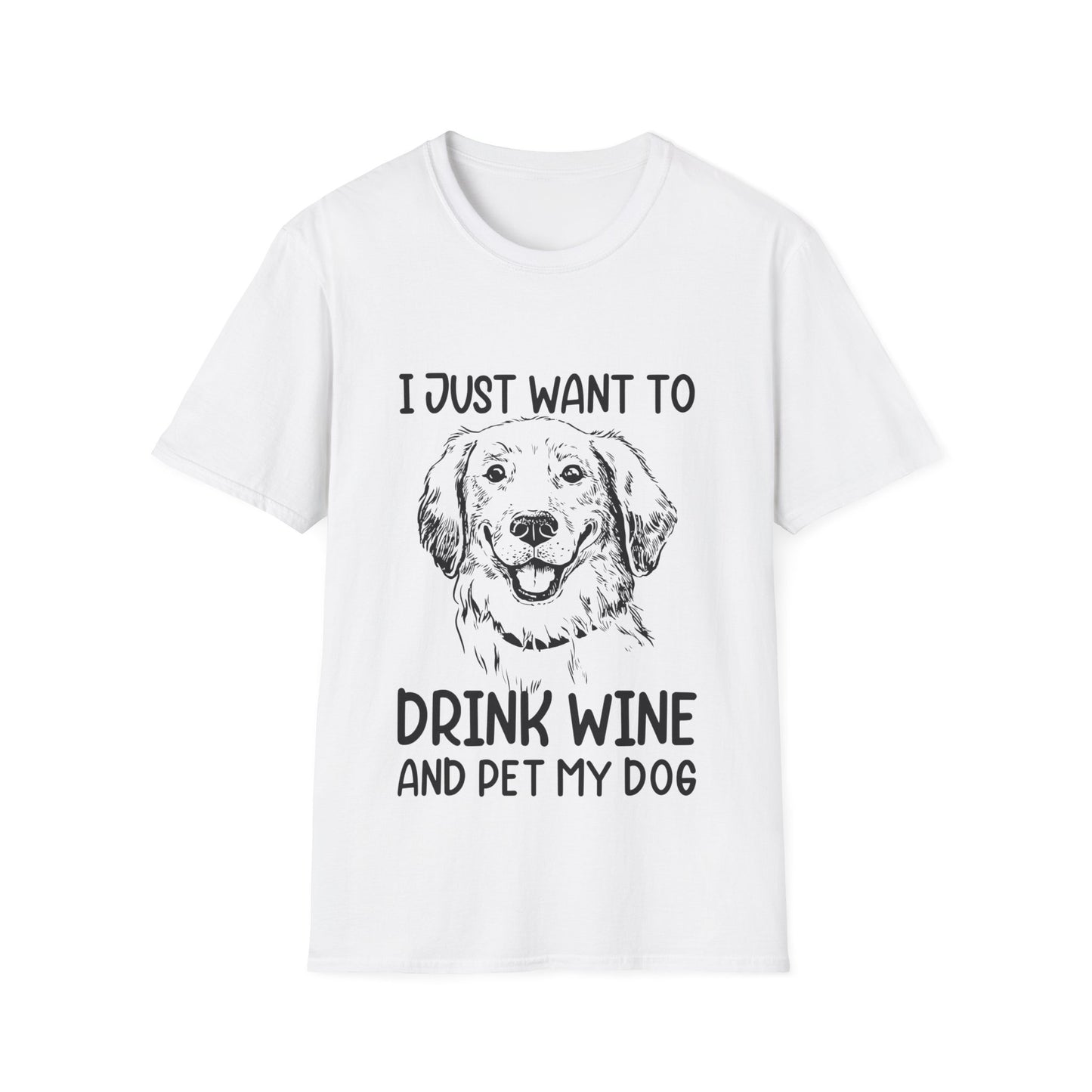 Dog lover shirt, wine and dog t-shirt, pet owner apparel, dog petting tee, funny dog quote, casual dog shirt, dog mom gift, dog dad clothing