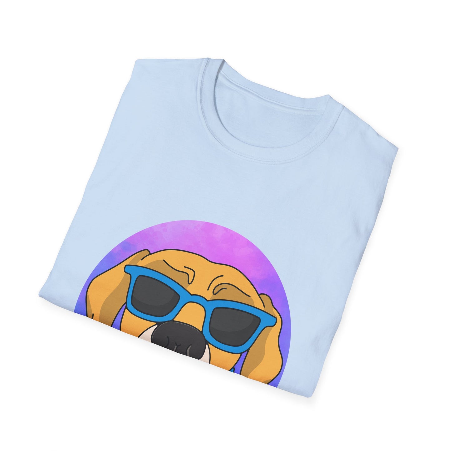 Radical dog t-shirt, cool dog shirt, sunglasses dog design, funny dog tee, hip dog graphic tee, trendy pet lover shirt