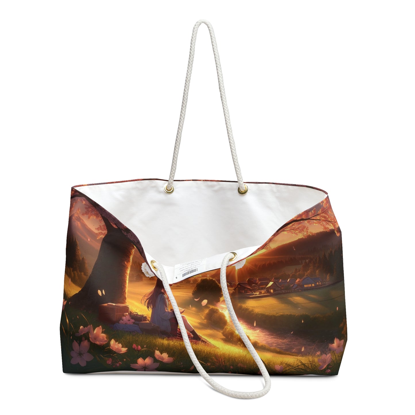 Anime - Golden Hour Serenity: Countryside Bliss - Weekender Bag