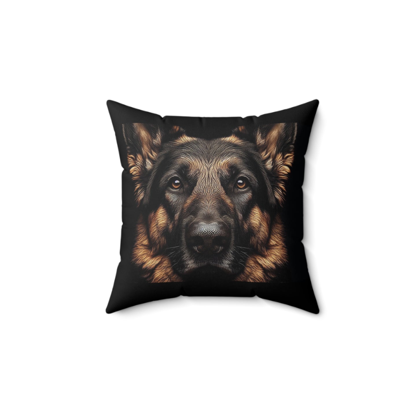 German Shepherd - Lockie - Spun Polyester Square Pillow