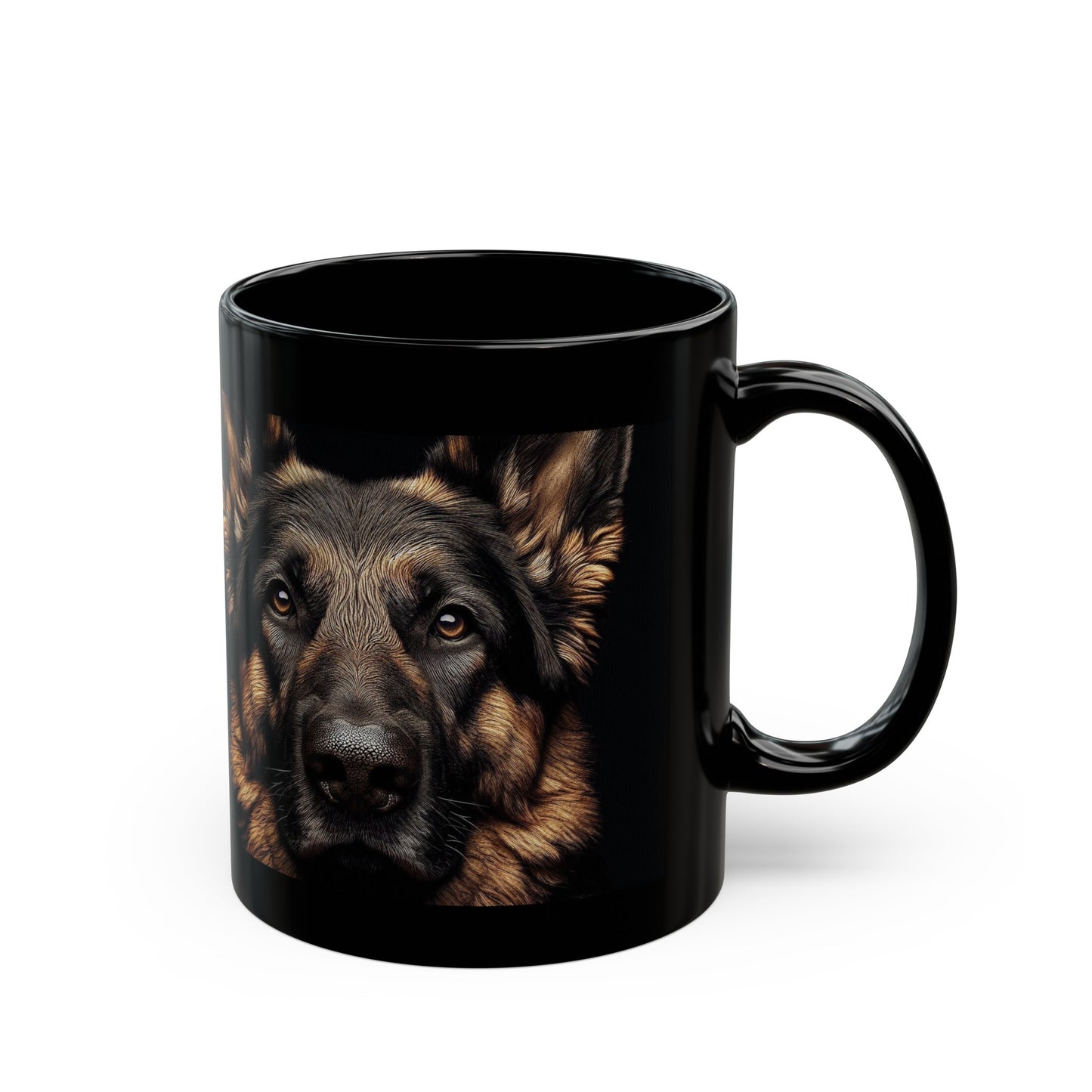 German Shepherd - Lockie - Black Mug (11oz, 15oz)