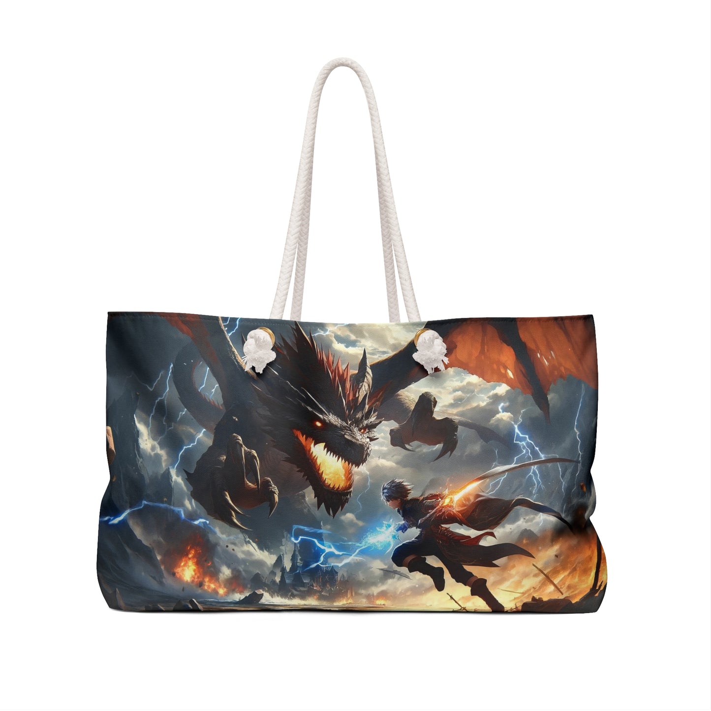 Anime - Epic Clash: Warrior vs. Dragon - Weekender Bag