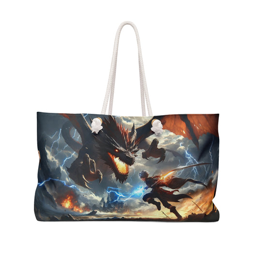 Anime - Epic Clash: Warrior vs. Dragon - Weekender Bag