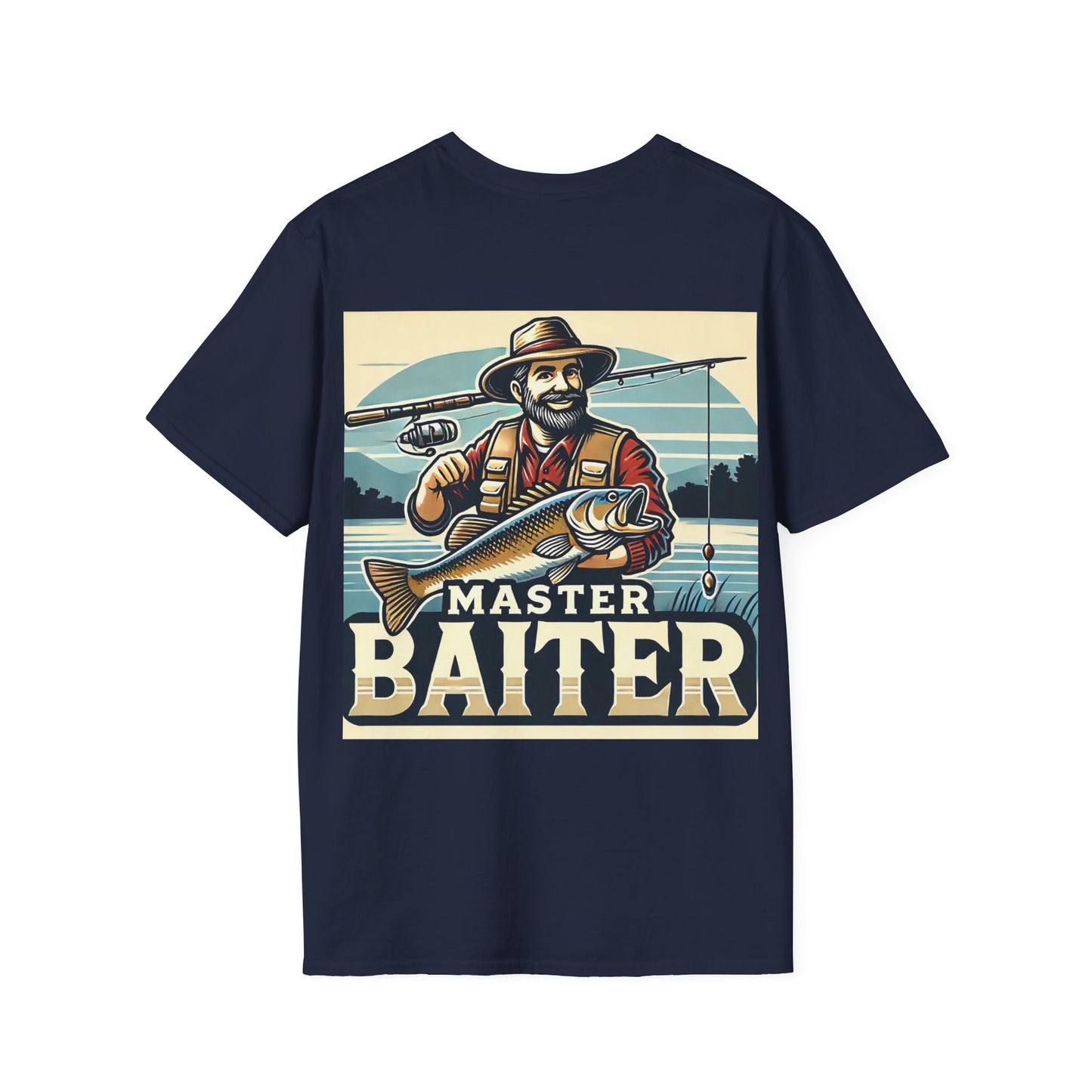 Master Baiter Fishing T-Shirt - Unisex Softstyle T-Shirt