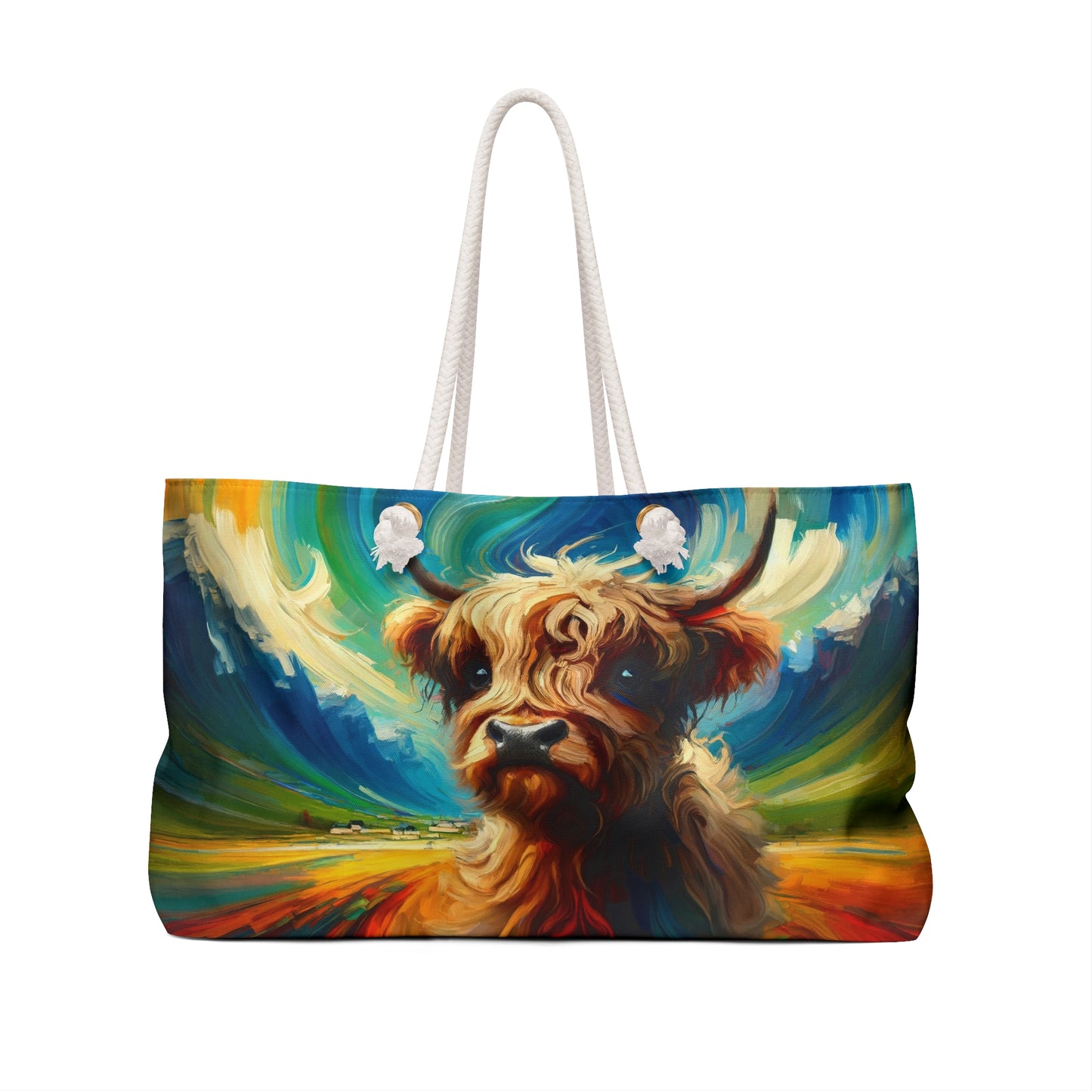 Whimsical Highland Cow - Weekender Bag