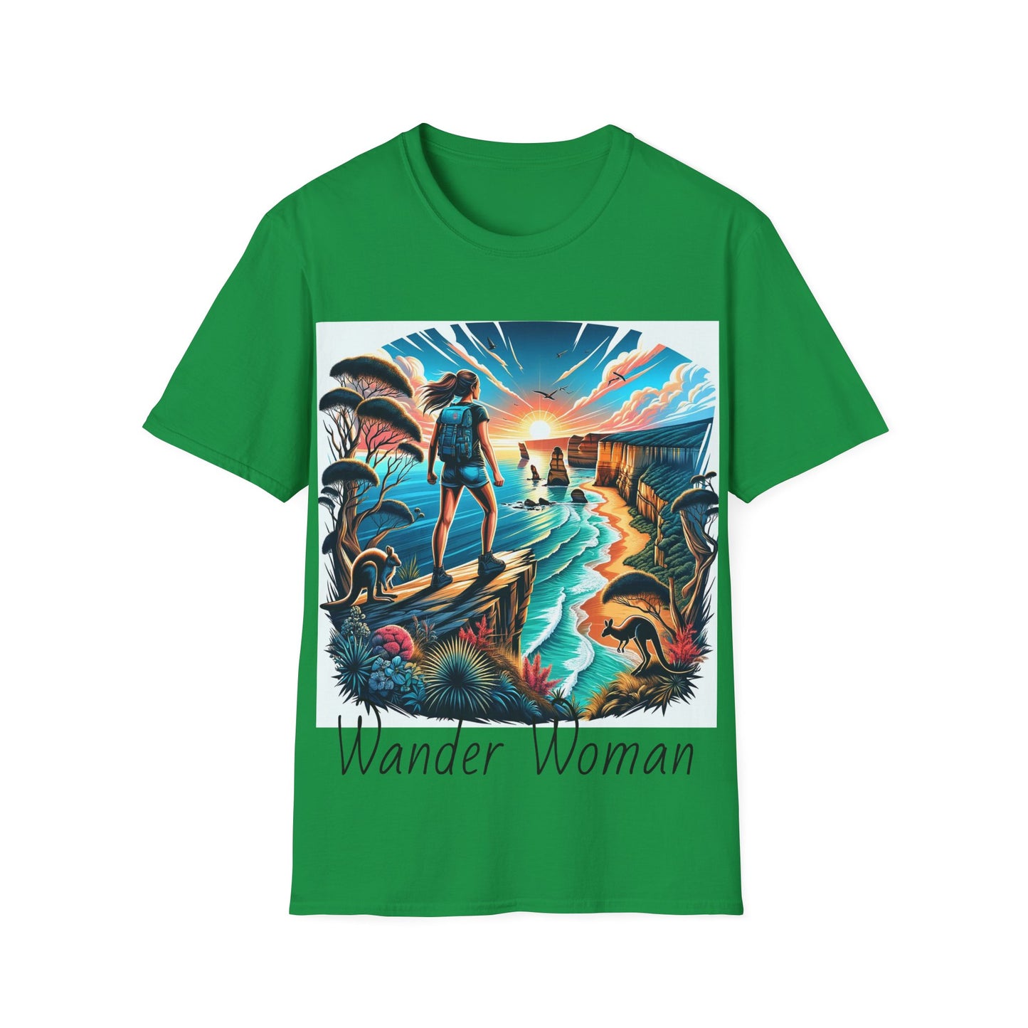 Wander Woman: Solo Adventures in Australia Unisex Softstyle T-Shirt