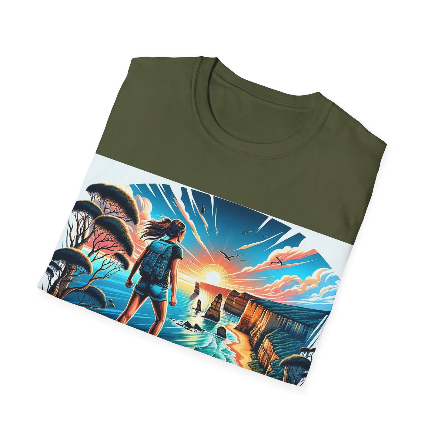 Wander Woman: Solo Adventures in Australia Unisex Softstyle T-Shirt