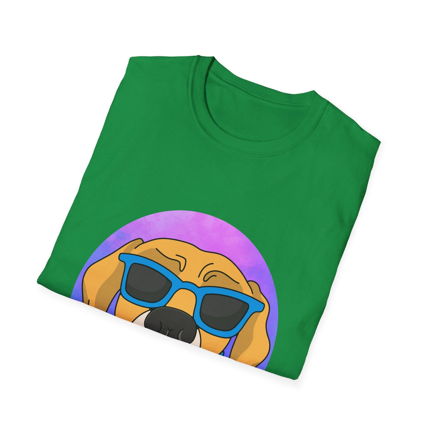 Radical dog t-shirt, cool dog shirt, sunglasses dog design, funny dog tee, hip dog graphic tee, trendy pet lover shirt