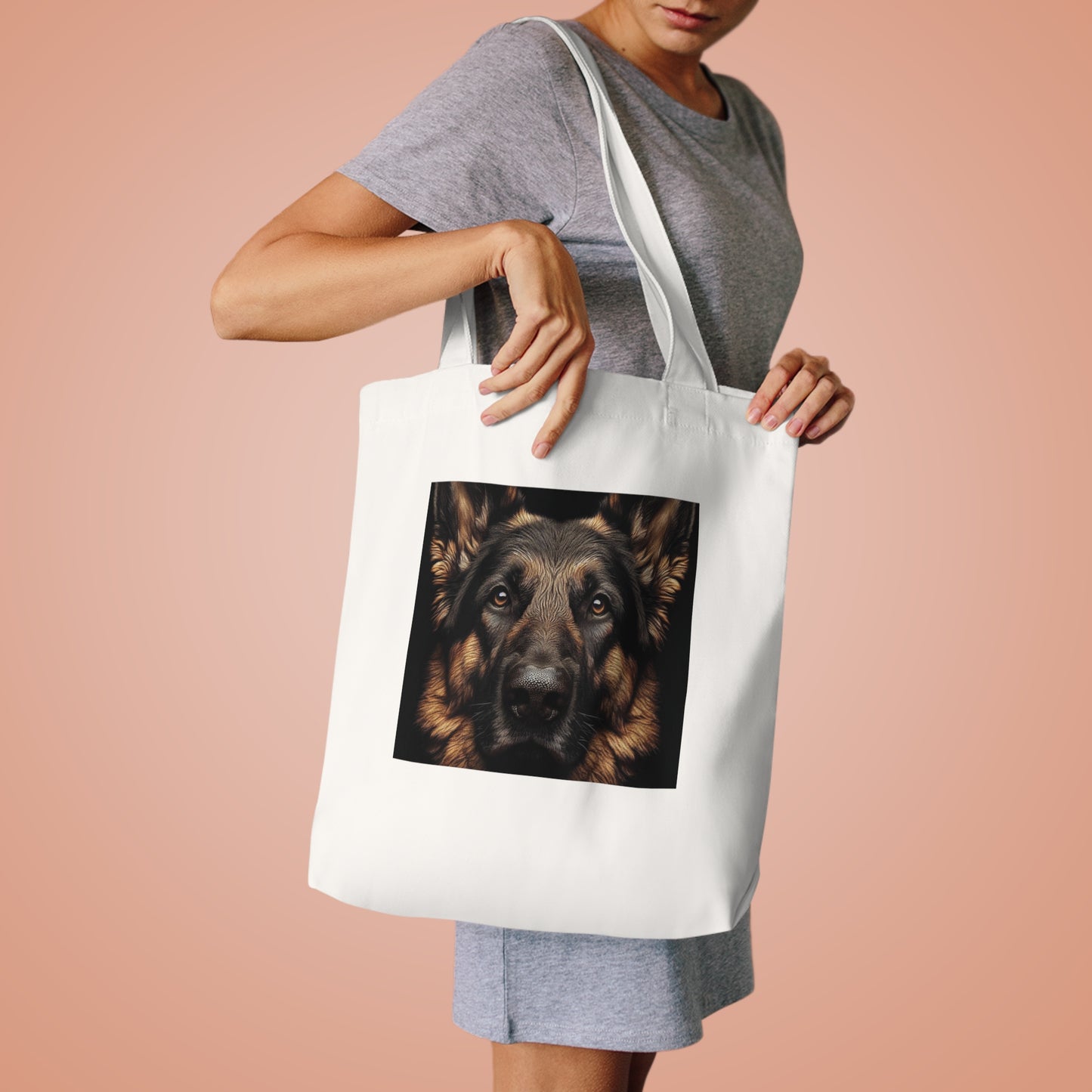 German Shepherd - Lockie - Cotton Tote Bag