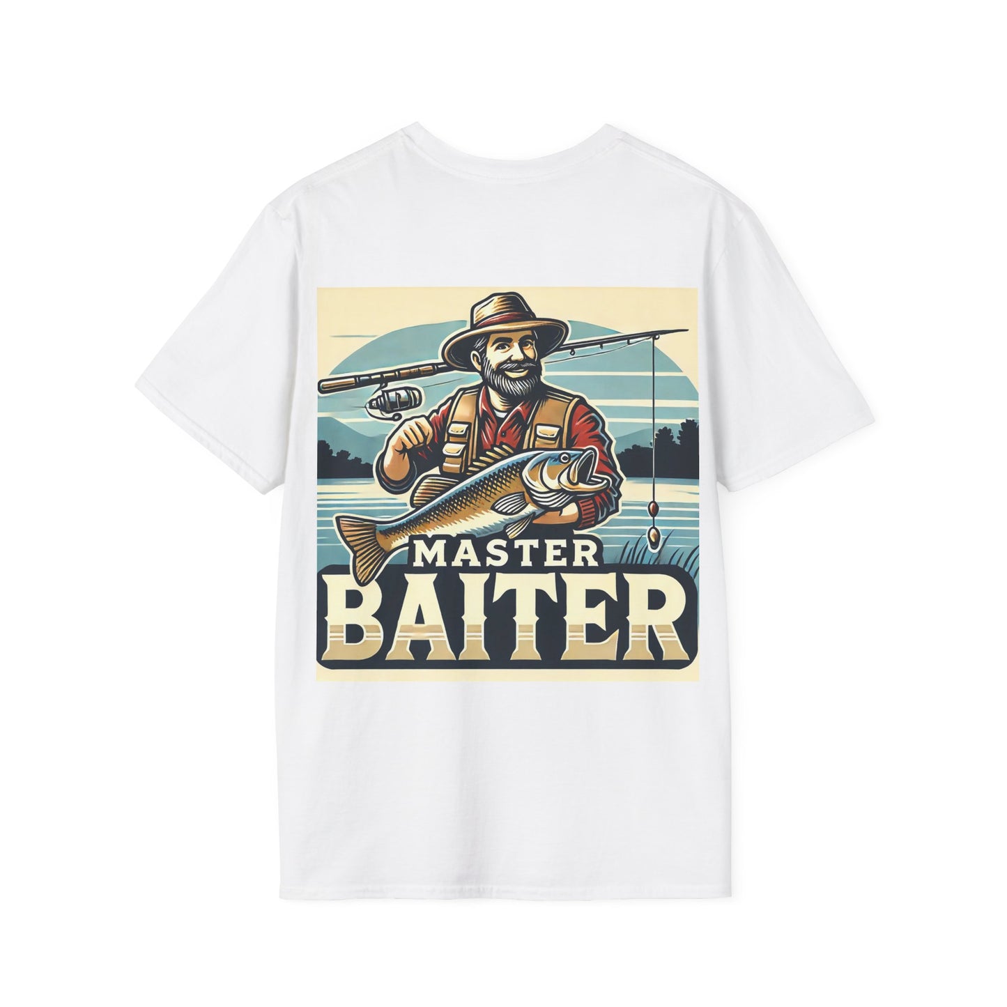 Master Baiter Fishing T-Shirt - Unisex Softstyle T-Shirt