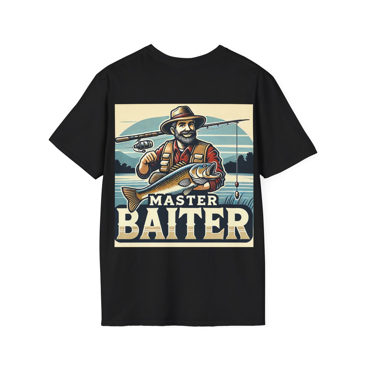 Master Baiter Fishing T-Shirt - Unisex Softstyle T-Shirt