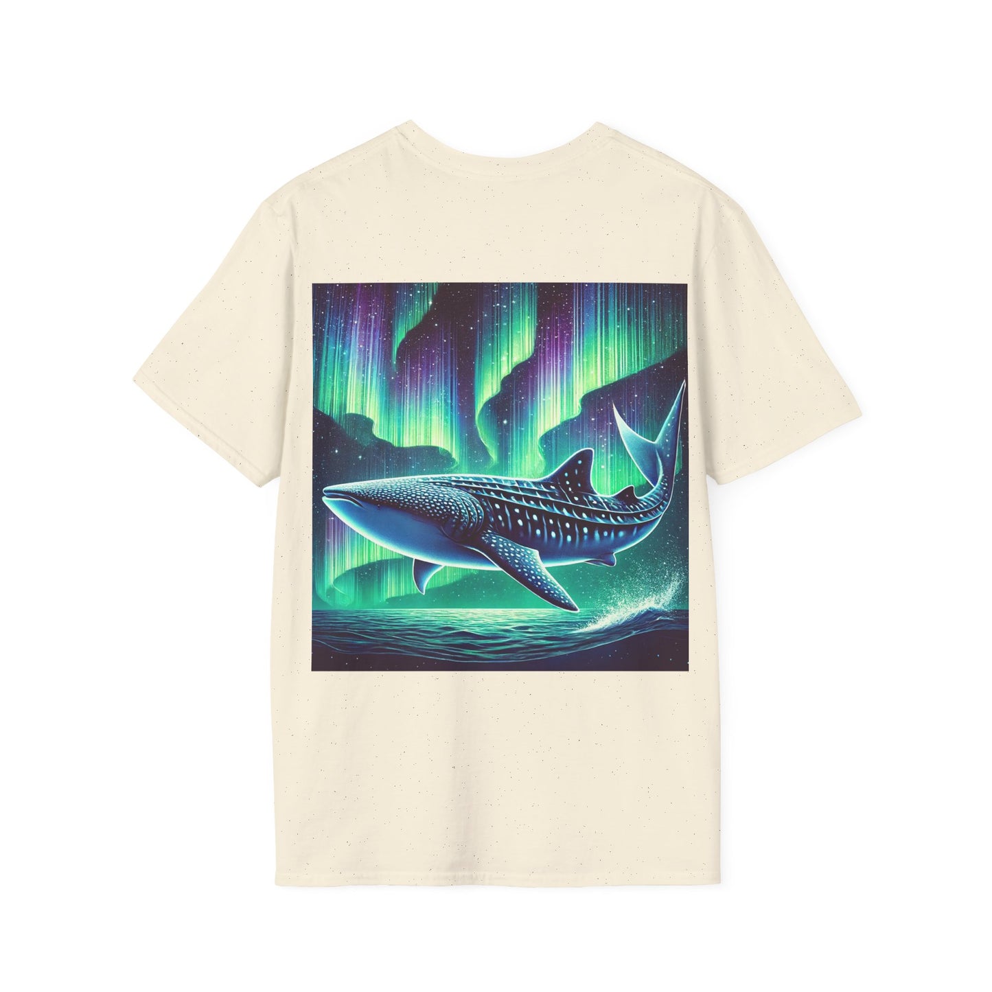 Aurora Shark Adventure T-Shirt - Unisex Softstyle T-Shirt