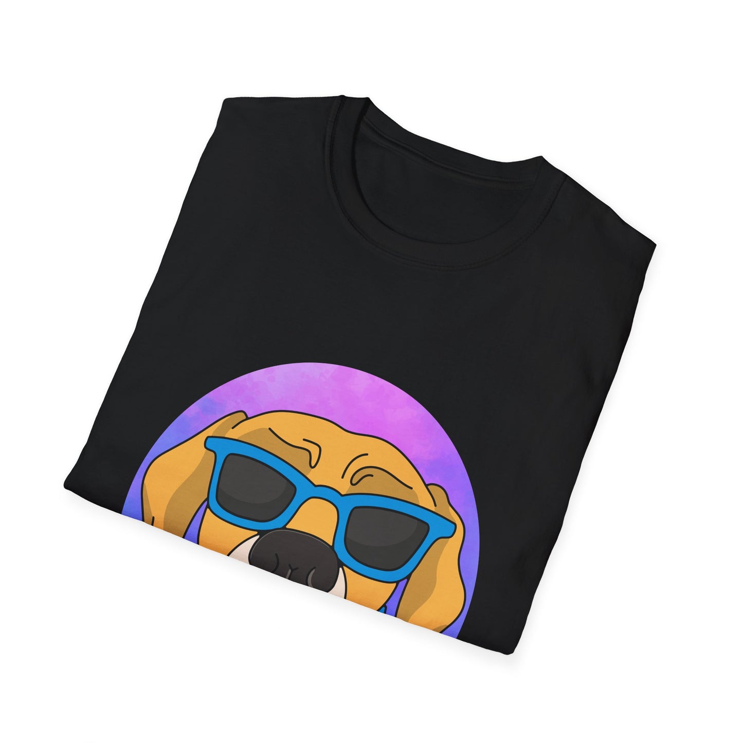 Radical dog t-shirt, cool dog shirt, sunglasses dog design, funny dog tee, hip dog graphic tee, trendy pet lover shirt