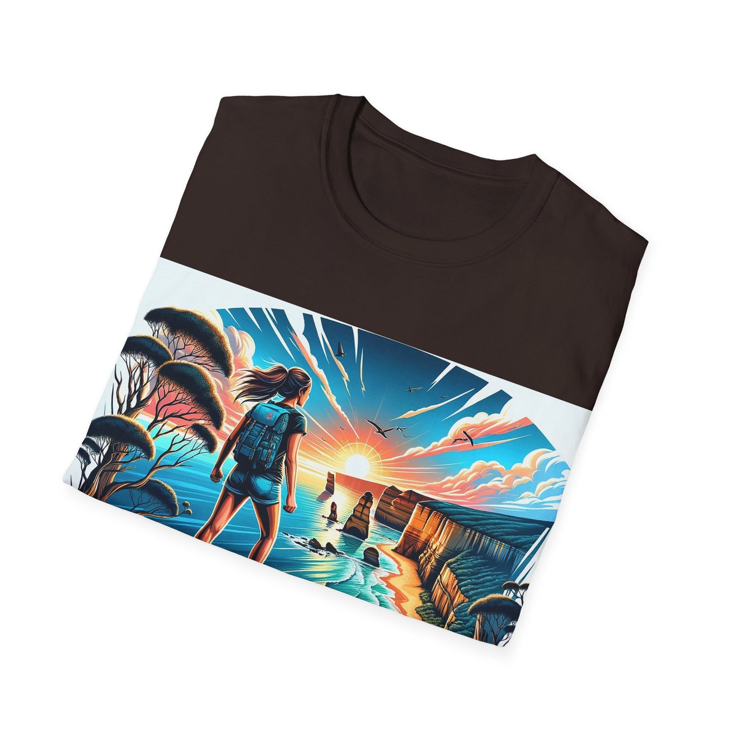 Wander Woman: Solo Adventures in Australia Unisex Softstyle T-Shirt