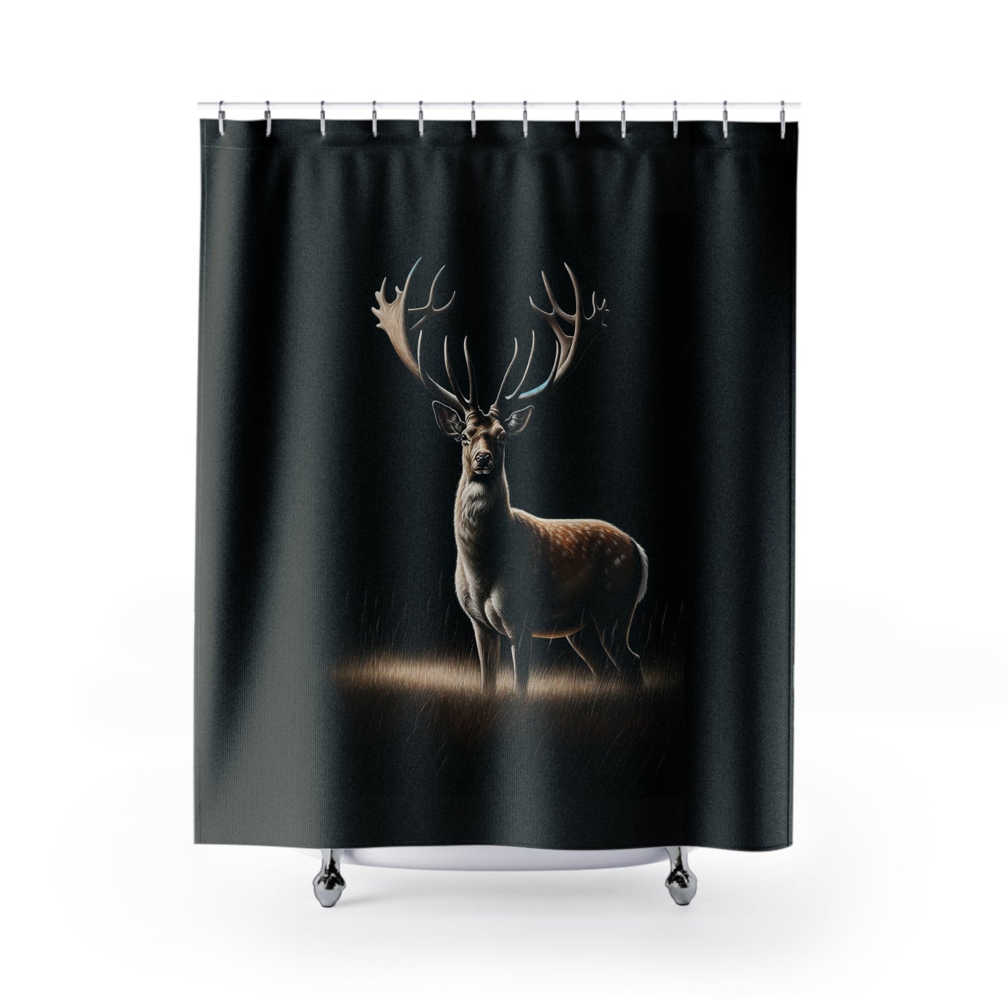 Majestic Stag at Dusk Shower Curtain