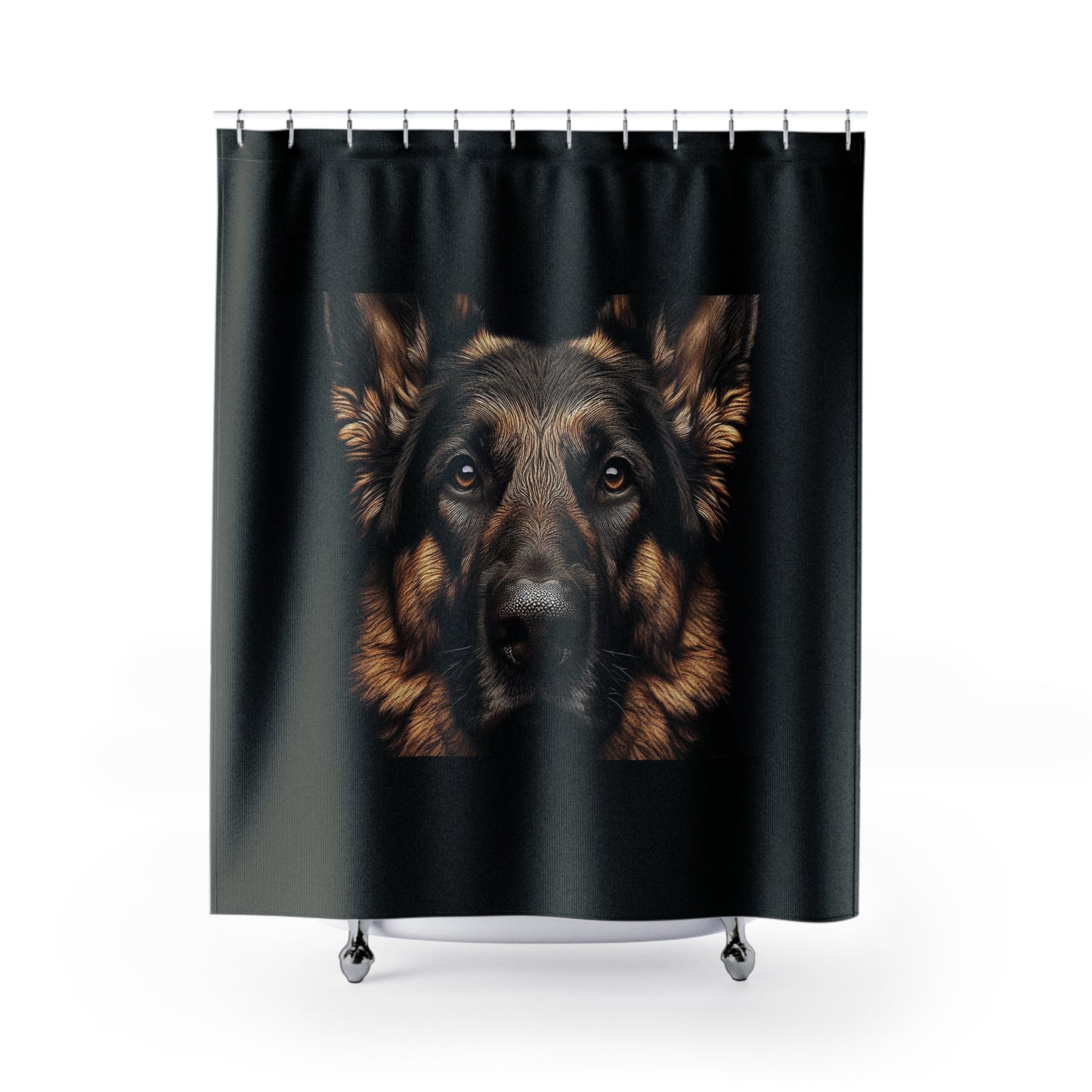 German Shepherd - Lockie - Shower Curtains