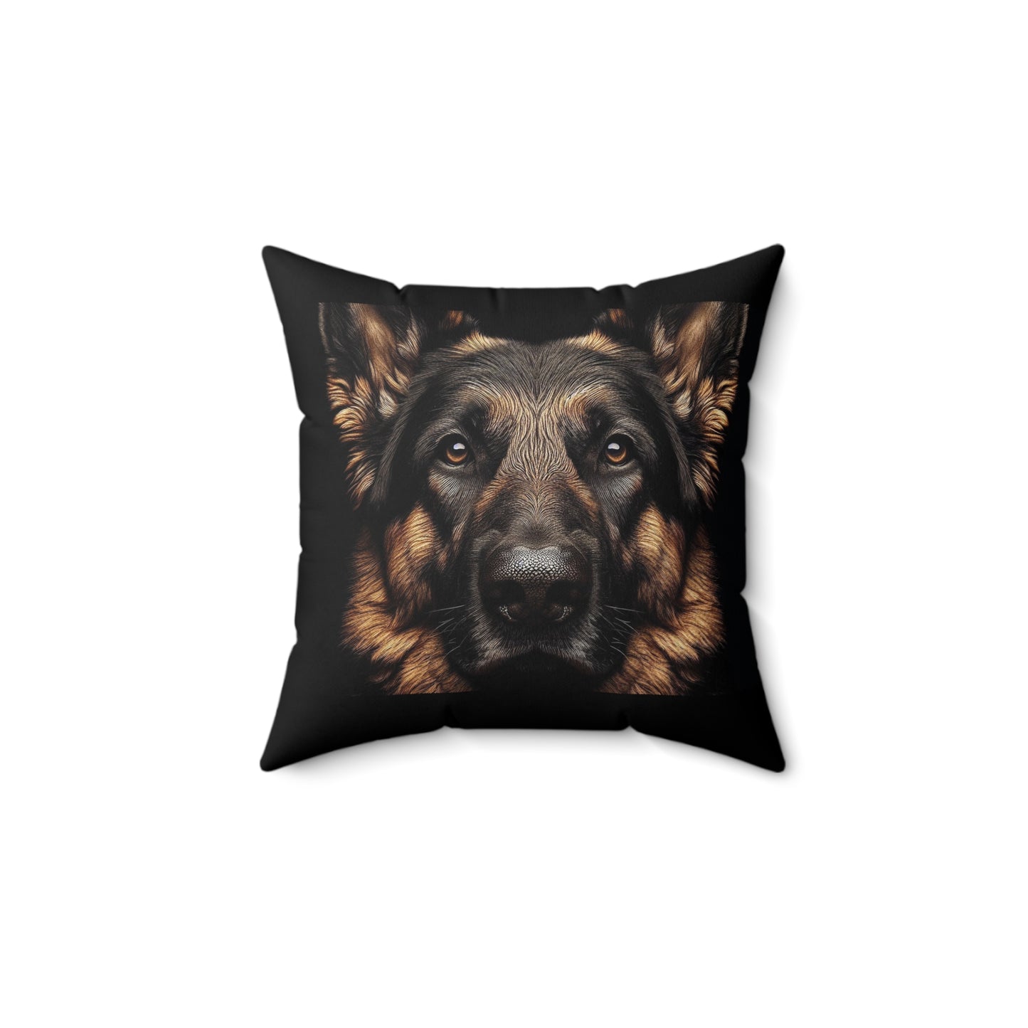 German Shepherd - Lockie - Spun Polyester Square Pillow