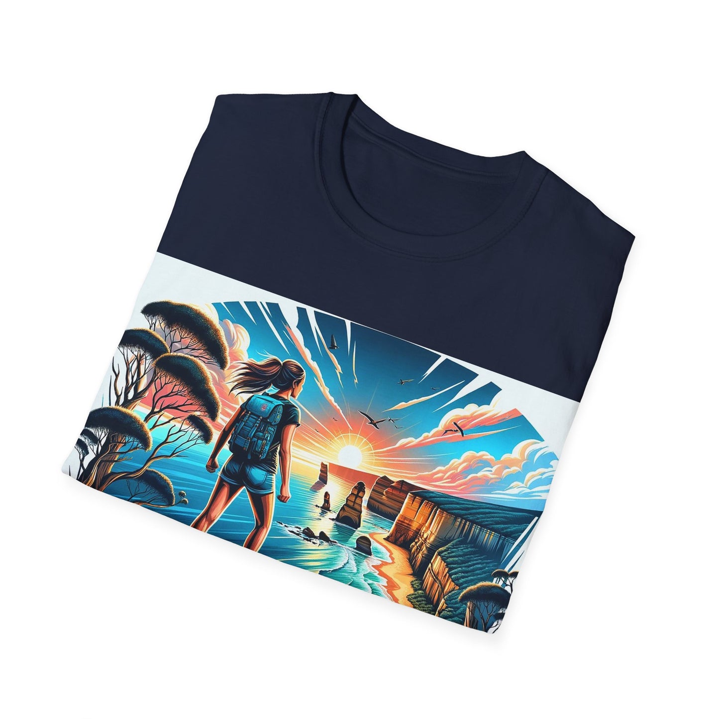 Wander Woman: Solo Adventures in Australia Unisex Softstyle T-Shirt