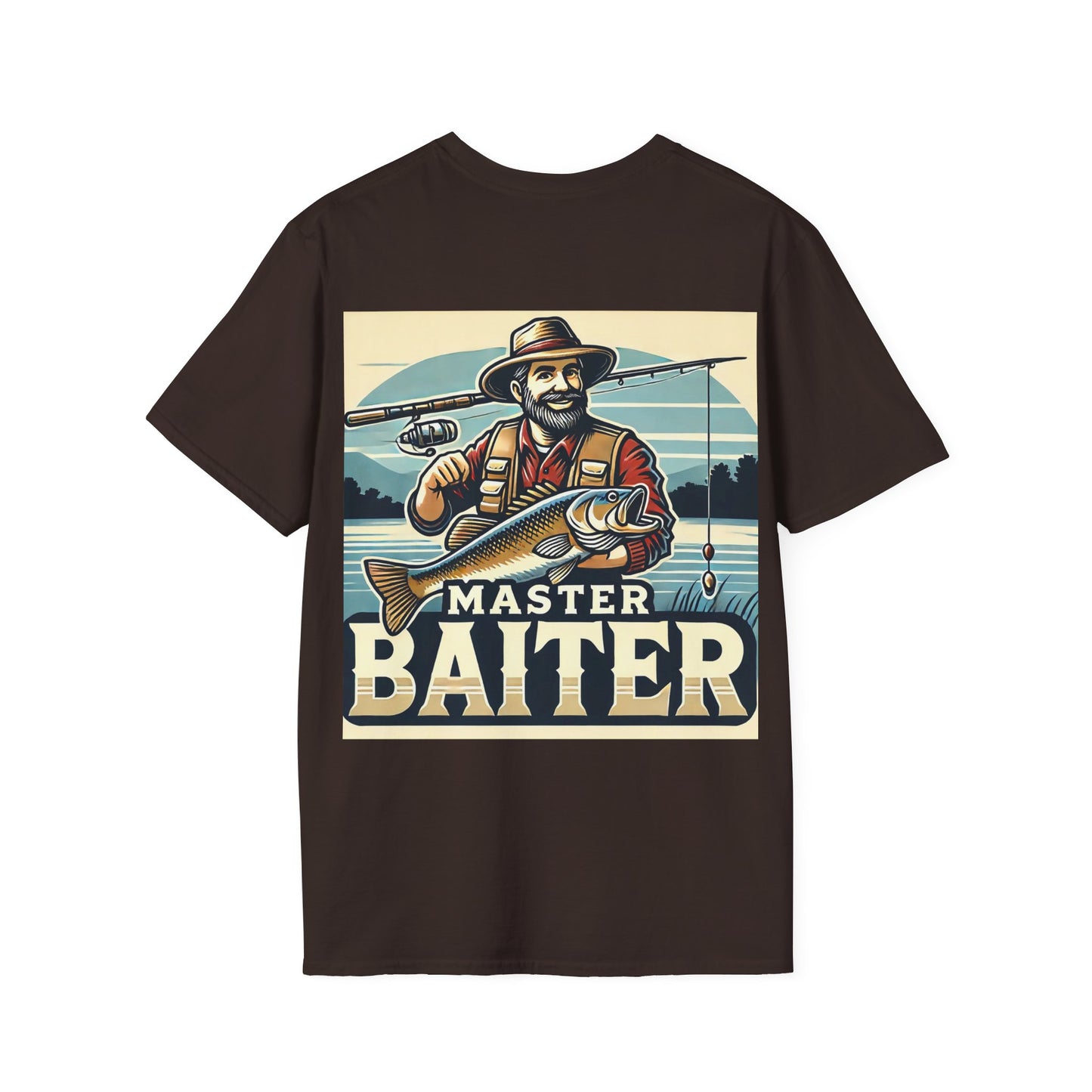 Master Baiter Fishing T-Shirt - Unisex Softstyle T-Shirt