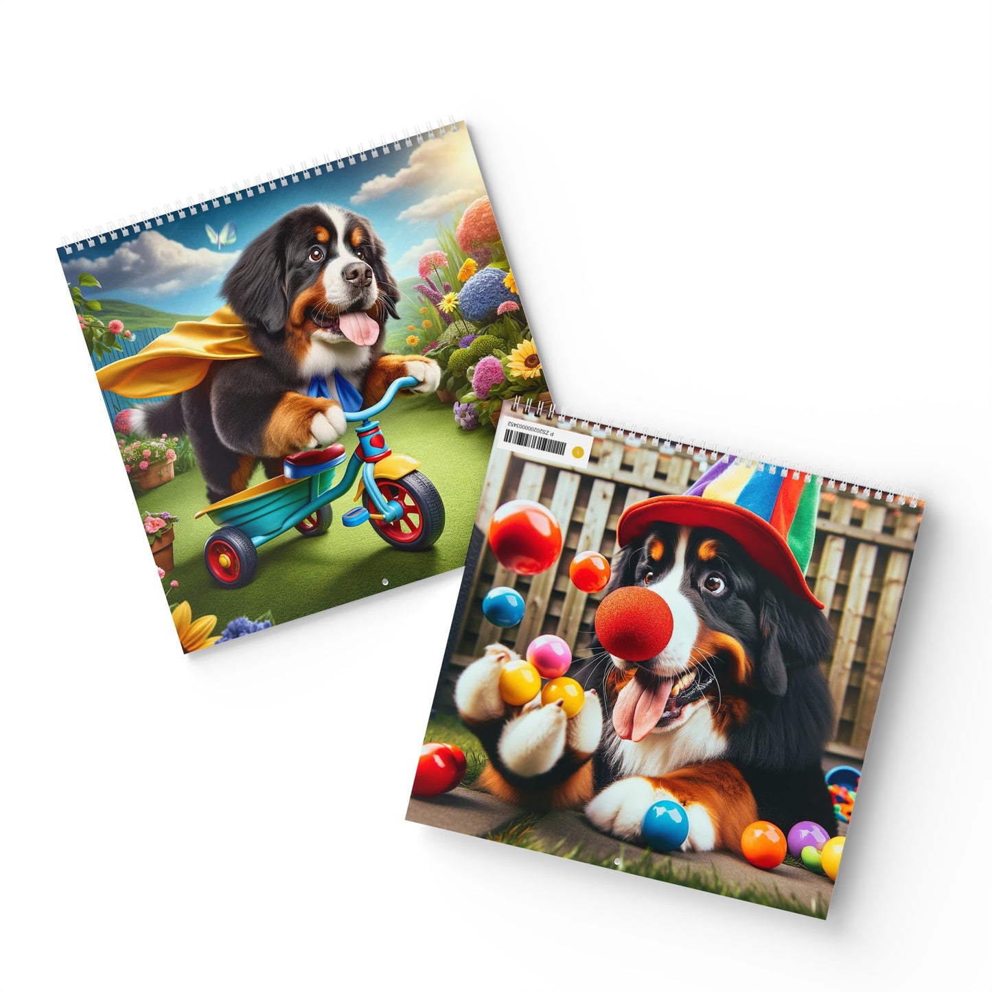 Hilarious Bernese Mountain Dog Calendar - Standard Wall Calendar (2024)