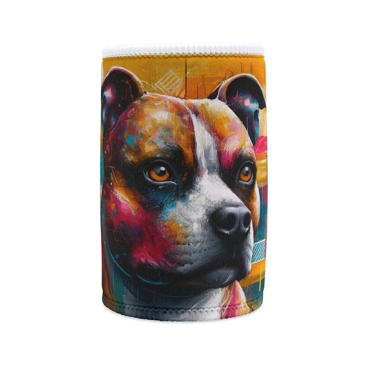 Vibrant Canine Majesty - Stubby Cooler