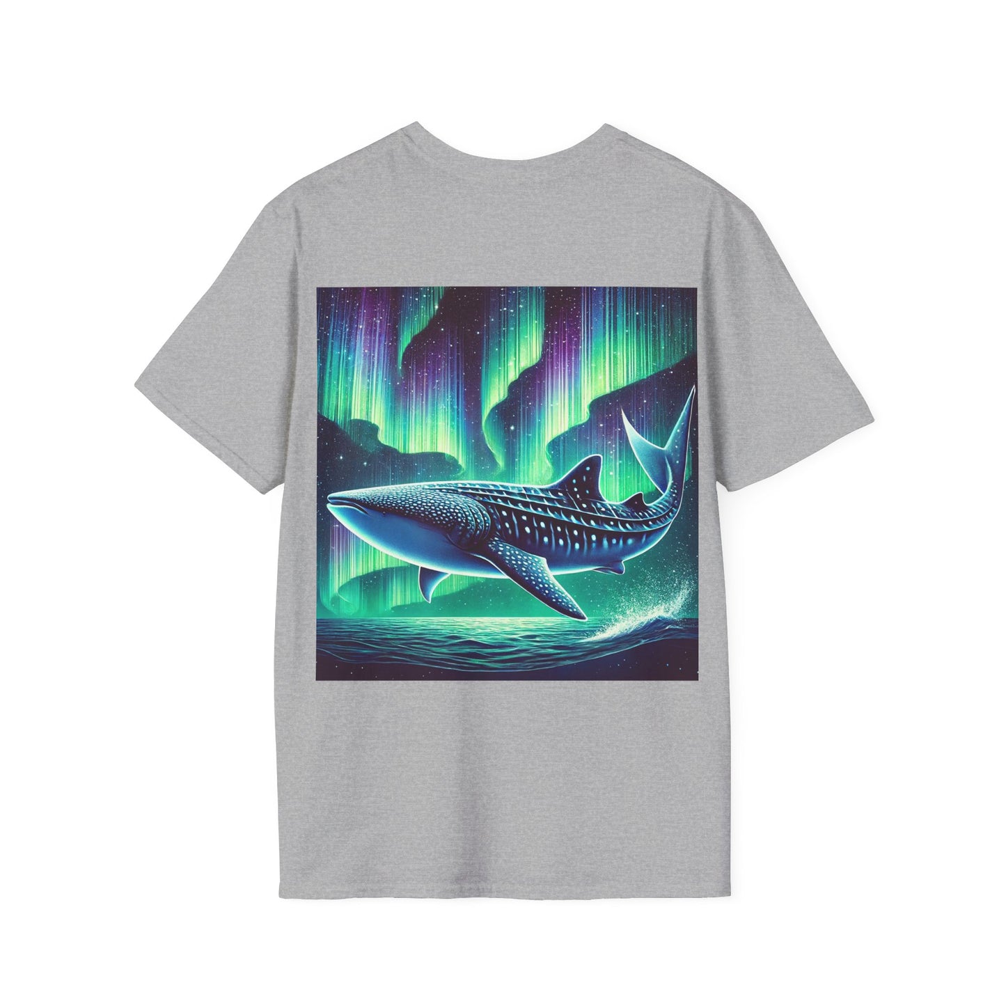 Aurora Shark Adventure T-Shirt - Unisex Softstyle T-Shirt