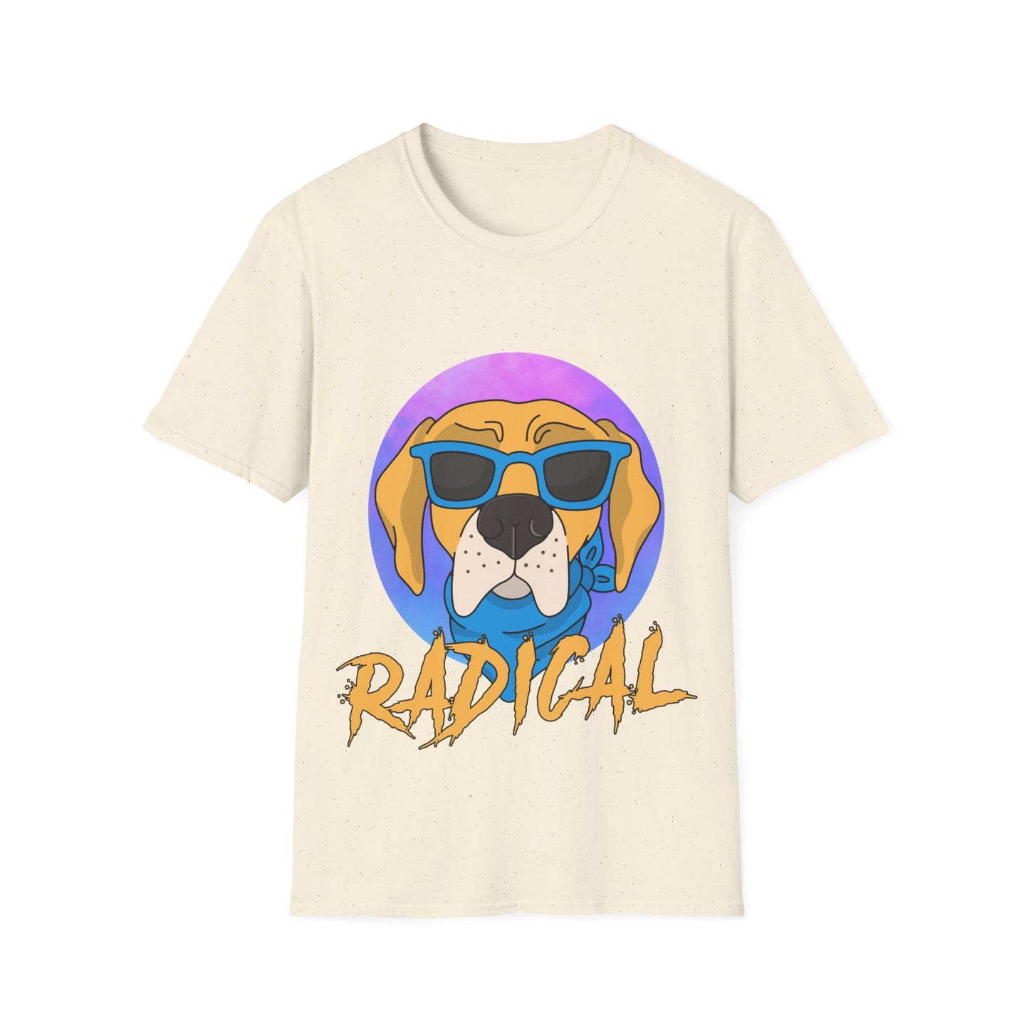 Radical dog t-shirt, cool dog shirt, sunglasses dog design, funny dog tee, hip dog graphic tee, trendy pet lover shirt