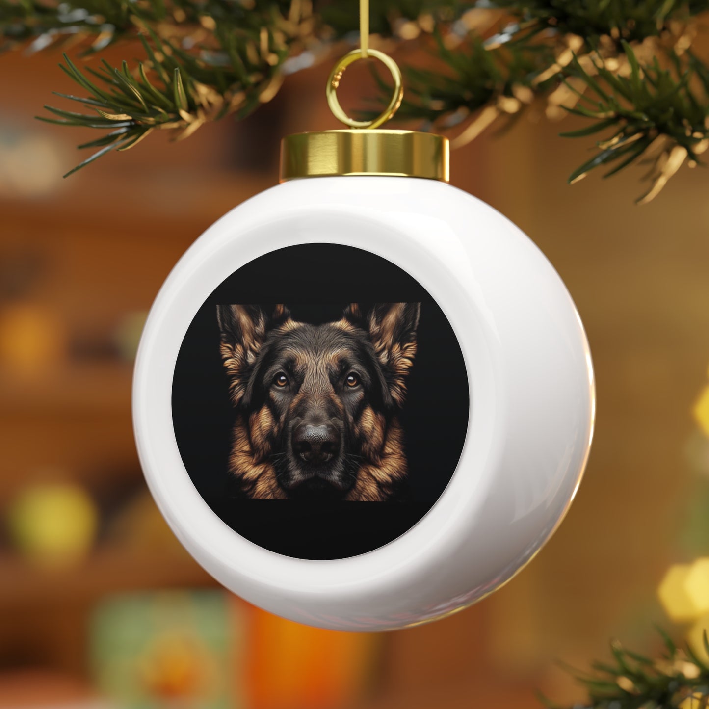 German Shepherd - Lockie - Christmas Ball Ornament