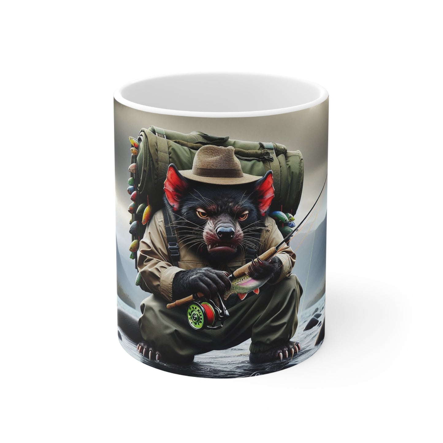 Tasmanian Devil Adventurer Mug - Ceramic Coffee Cups, 11oz, 15oz