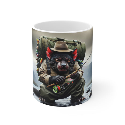 Tasmanian Devil Adventurer Mug - Ceramic Coffee Cups, 11oz, 15oz