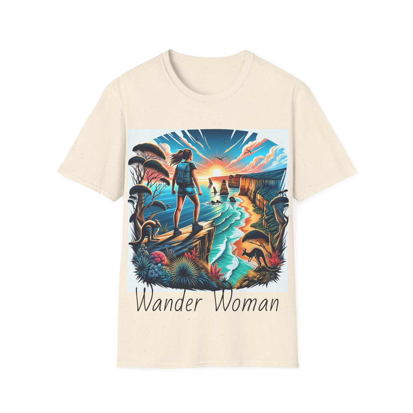 Wander Woman: Solo Adventures in Australia Unisex Softstyle T-Shirt