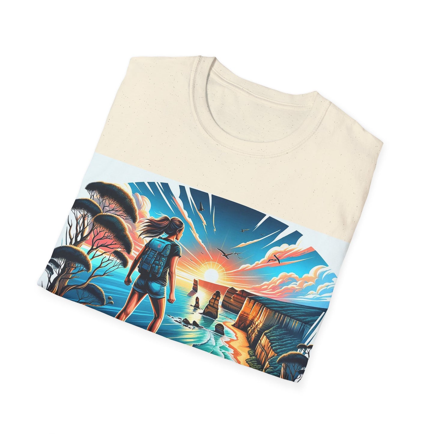 Wander Woman: Solo Adventures in Australia Unisex Softstyle T-Shirt