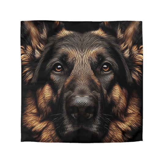 German Shepherd - Lockie - Microfiber Duvet Cover