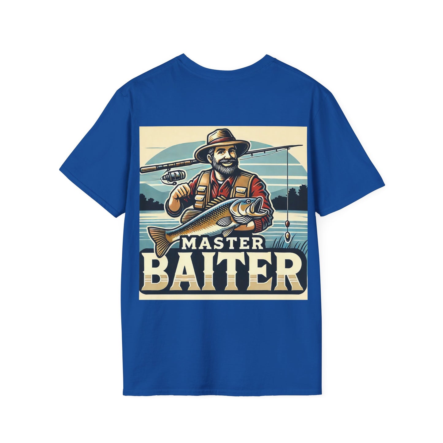 Master Baiter Fishing T-Shirt - Unisex Softstyle T-Shirt