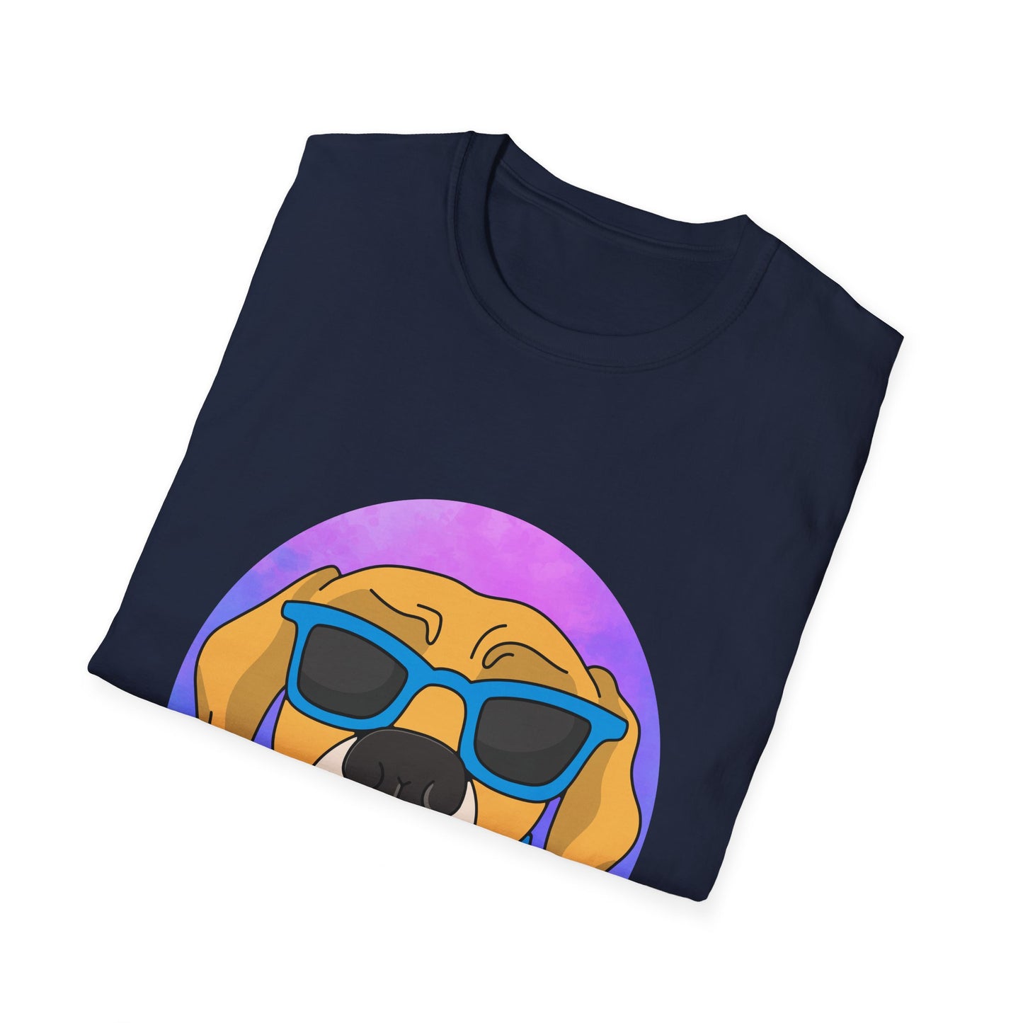 Radical dog t-shirt, cool dog shirt, sunglasses dog design, funny dog tee, hip dog graphic tee, trendy pet lover shirt