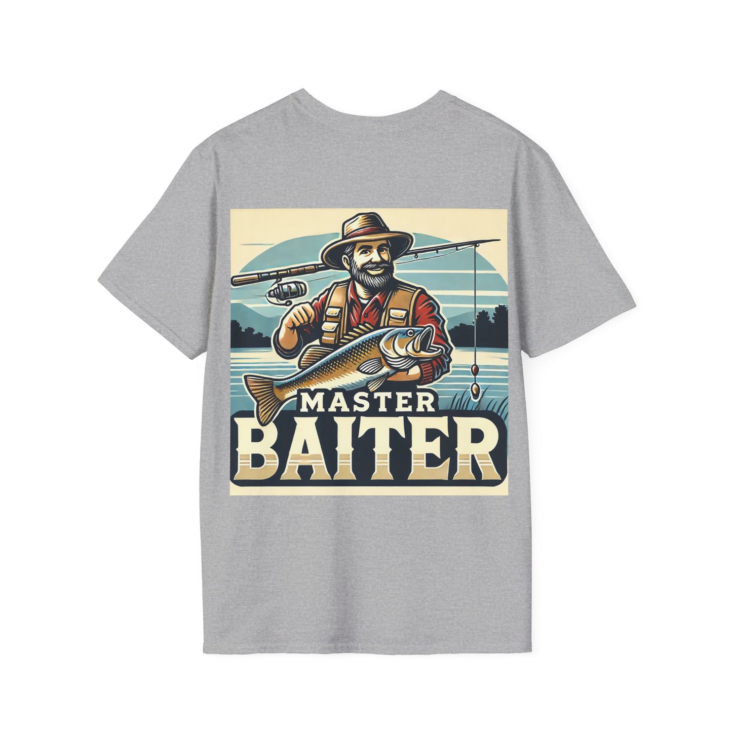 Master Baiter Fishing T-Shirt - Unisex Softstyle T-Shirt