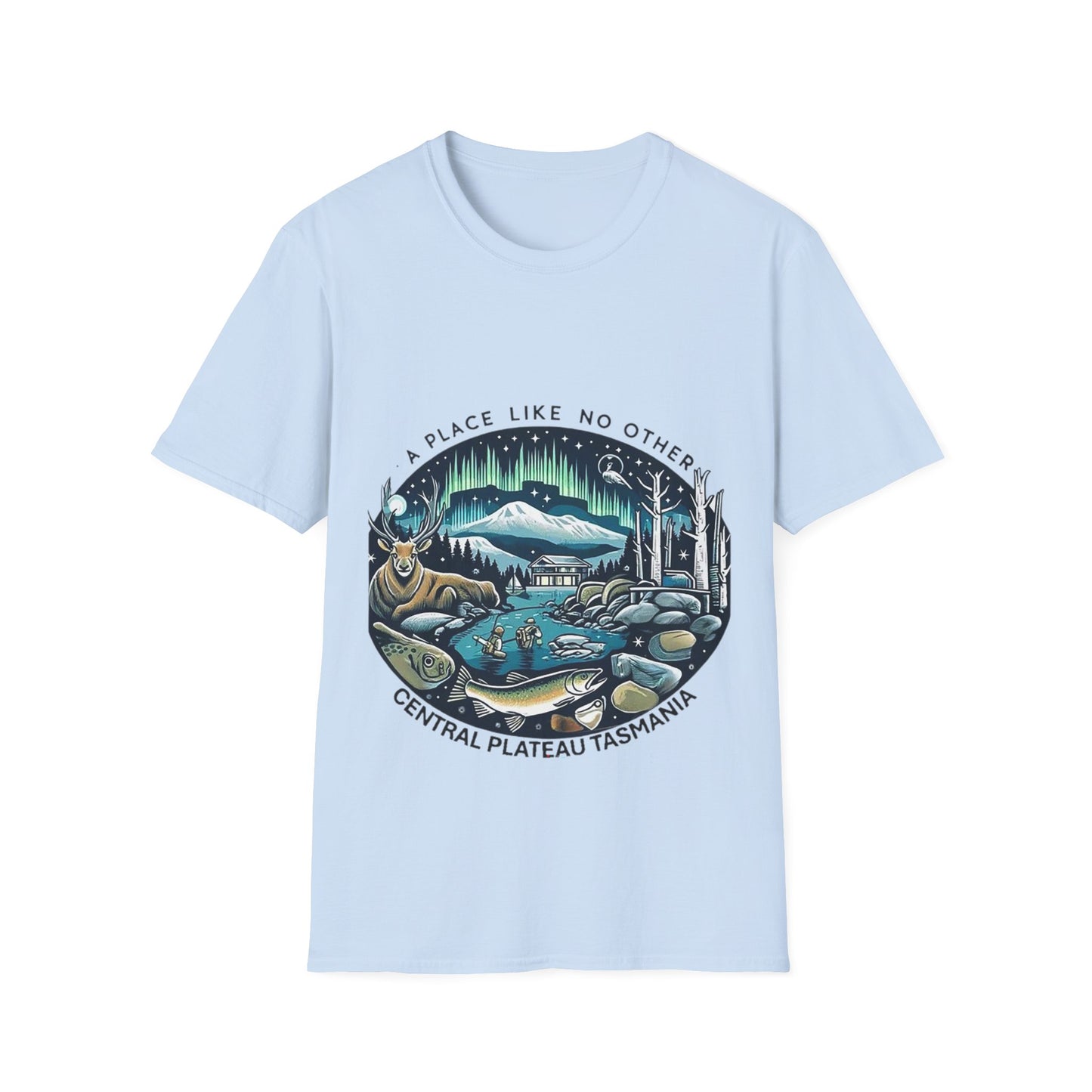 Explore the Wonders of Central Plateau, Tasmania - Unisex Softstyle T-Shirt