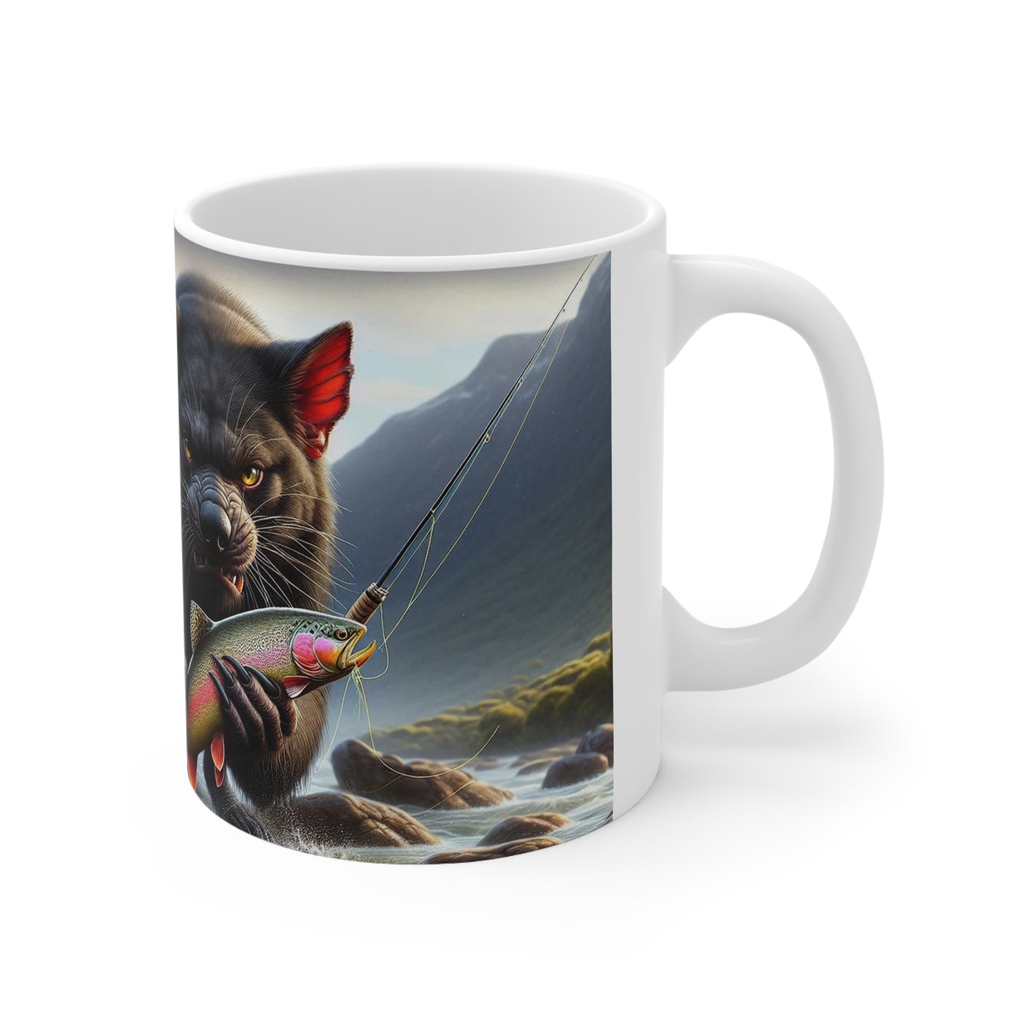 Victorious Tasmanian Devil Mug Ceramic Coffee Cups, 11oz, 15oz