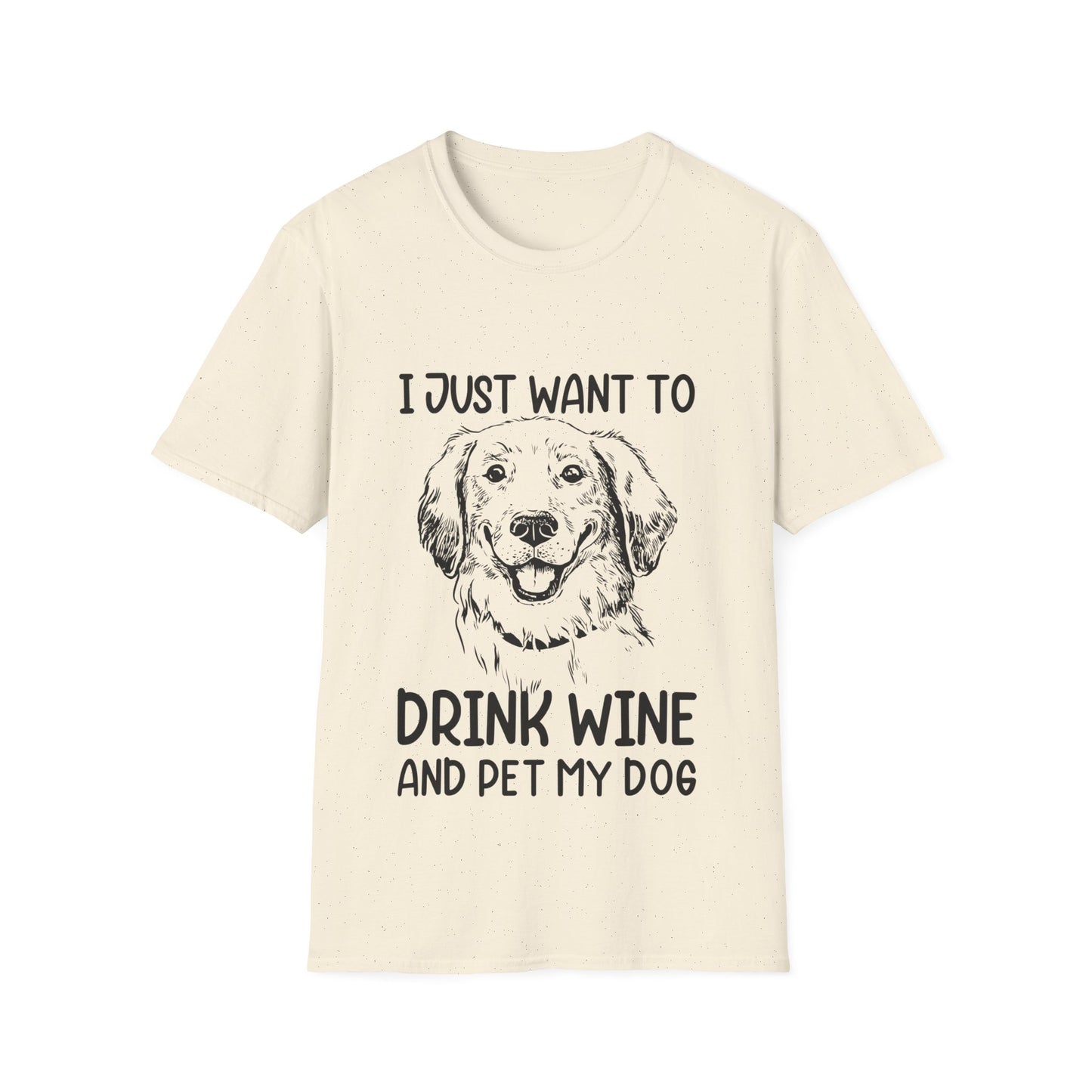 Dog lover shirt, wine and dog t-shirt, pet owner apparel, dog petting tee, funny dog quote, casual dog shirt, dog mom gift, dog dad clothing