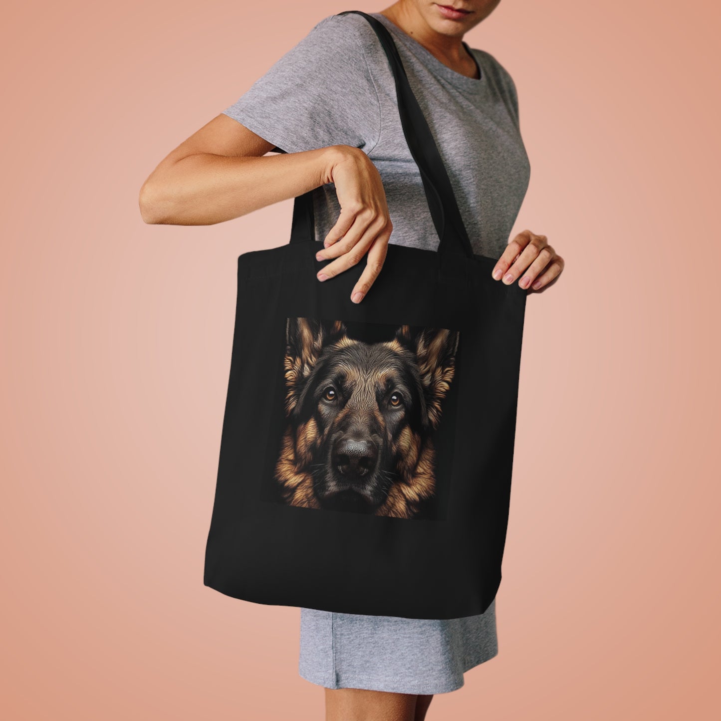 German Shepherd - Lockie - Cotton Tote Bag