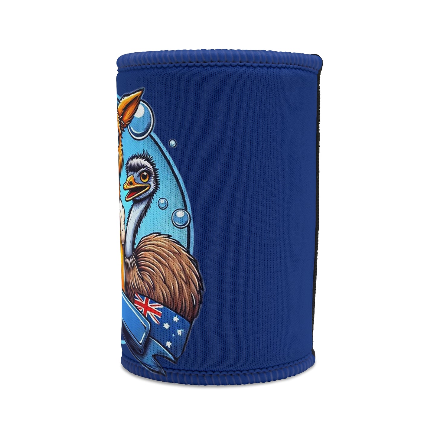 Stubby Holder Australian animals, beer koozie, cartoon design, kangaroo, platypus, wombat, funny animal koozie, drink holder