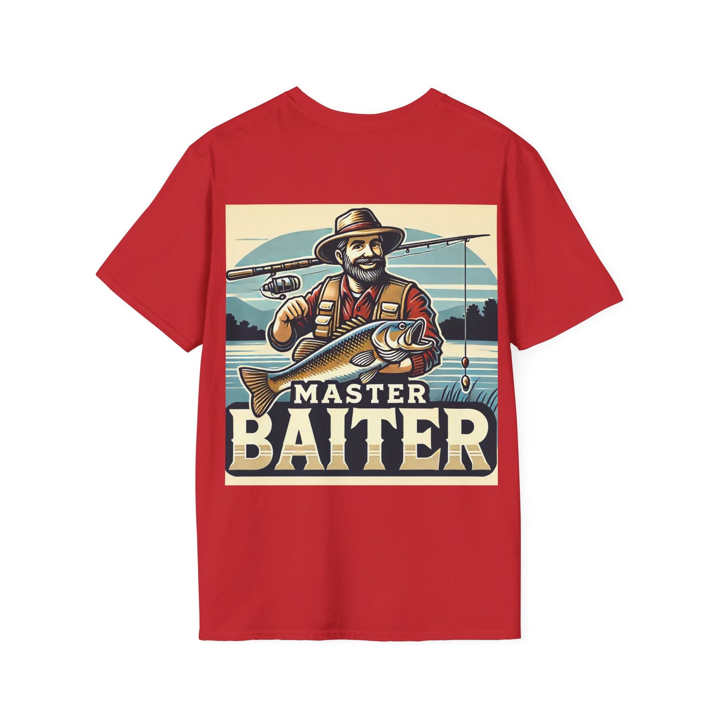 Master Baiter Fishing T-Shirt - Unisex Softstyle T-Shirt