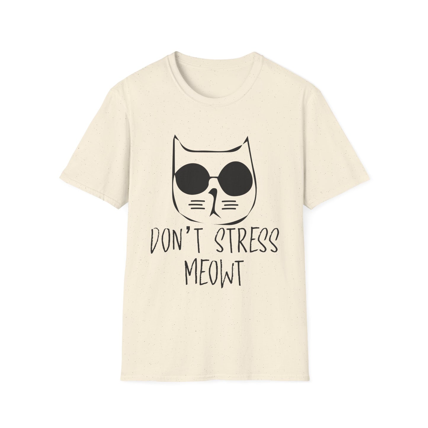 Don't stress meowt shirt, cat lover tee, funny cat t-shirt, stress relief humor, pet humor apparel, cat pun shirt, casual cat wear