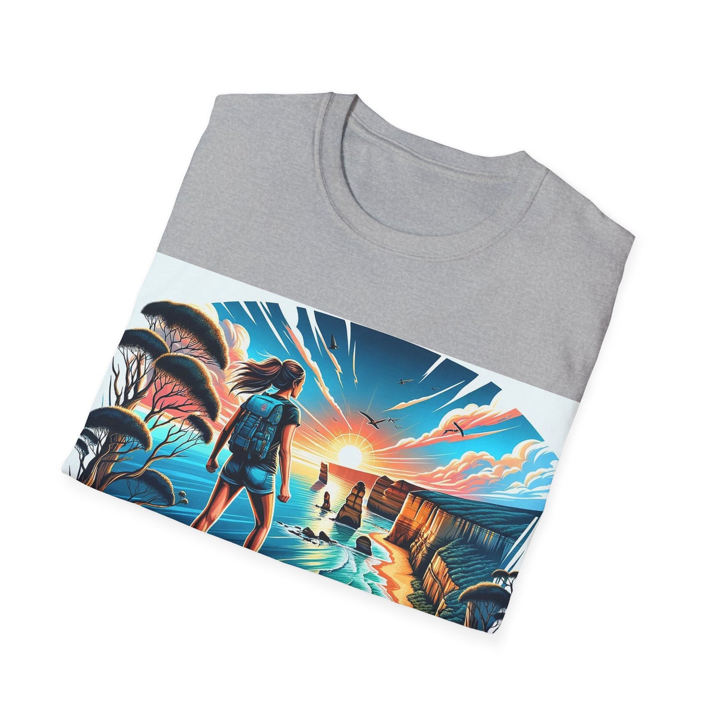 Wander Woman: Solo Adventures in Australia Unisex Softstyle T-Shirt