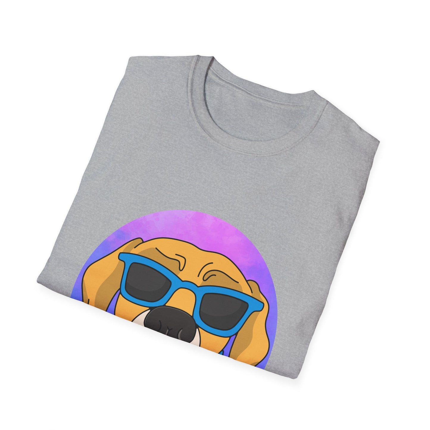 Radical dog t-shirt, cool dog shirt, sunglasses dog design, funny dog tee, hip dog graphic tee, trendy pet lover shirt