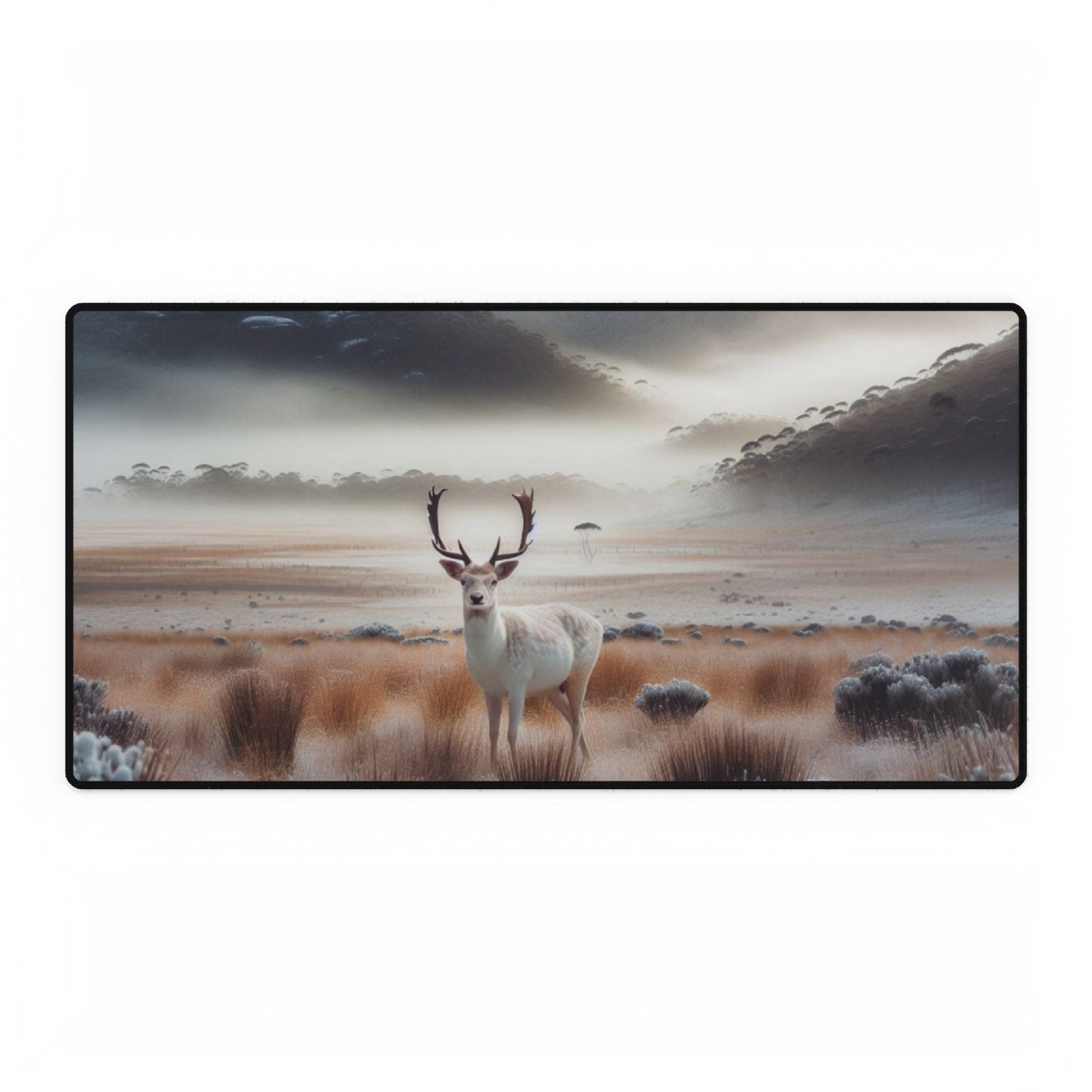 Majestic White Stag - Desk Mats