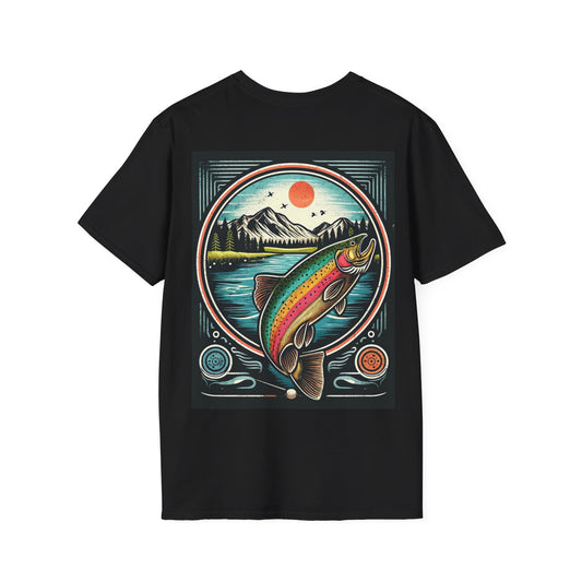 Explore the Wonders of the Central Plateau - Tasmania - Tranquil Fly-Fishing - Unisex Softstyle T-Shirt